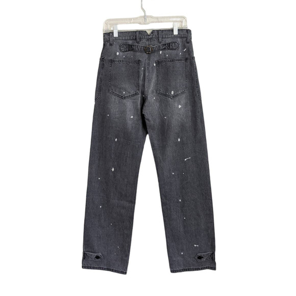 NWT Free People x Sandrine Rose Wide Leg Polka Dot Utility Cargo Pants Size 28 - Picture 2 of 6